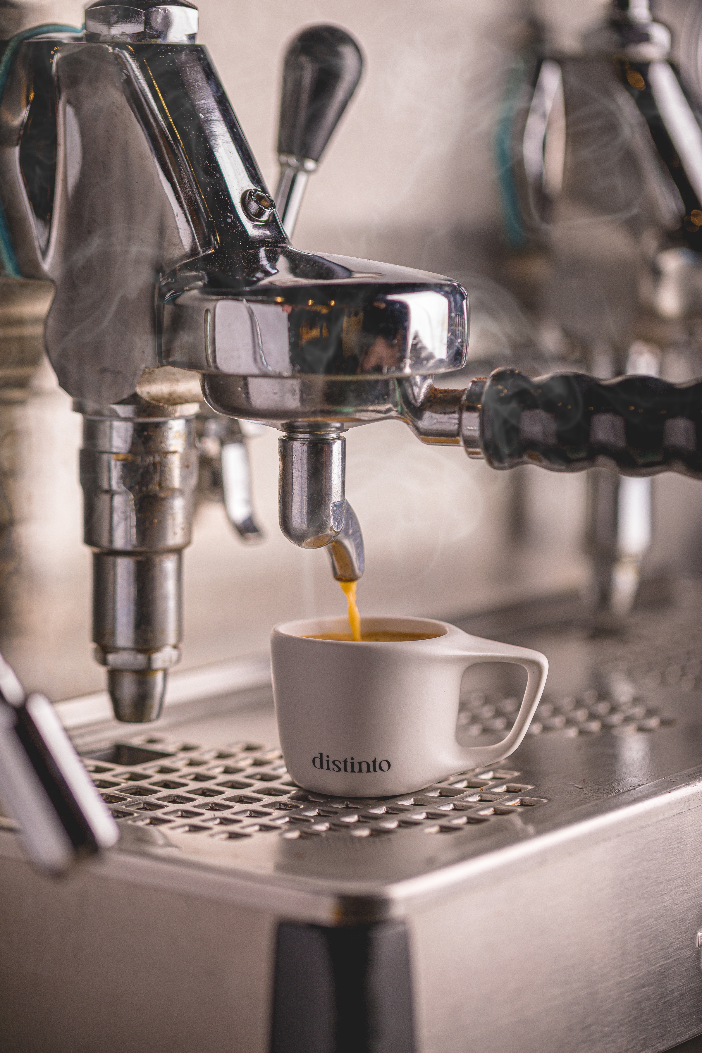 Espresso Distinto sendo preparado